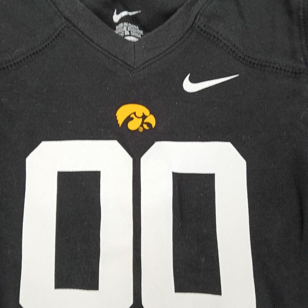 Nike Iowa Hawkeyes Baby Jersey Bodysuit 24M Black Gold Football - Picture 2 of 7
